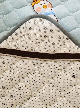 罗兰保暖床垫软垫单人垫被1.5米加厚防滑1.8m家用床褥子