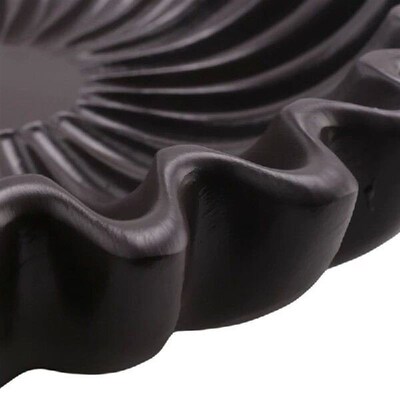 Fluted Ruffle Decorative Bowl - Home Decor Accents For