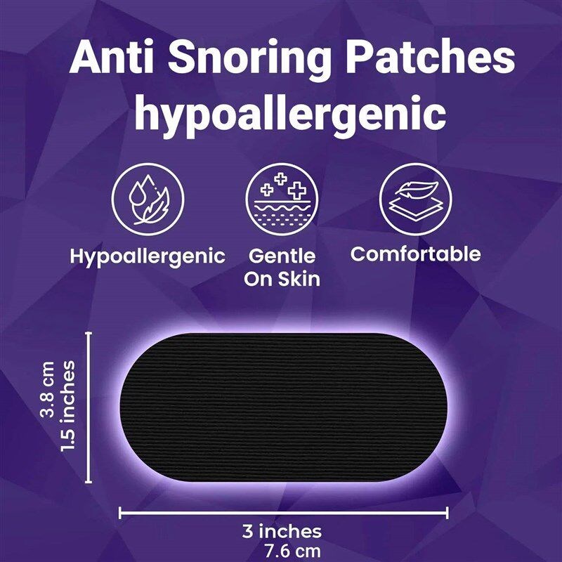 60Pcs Mouth Tape sleeping Anti Snoring Sleep Best Breathing - 实物图