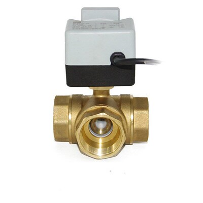DN15/20/25/32/40 Electric ball valve 220VAC,Brass Motorized