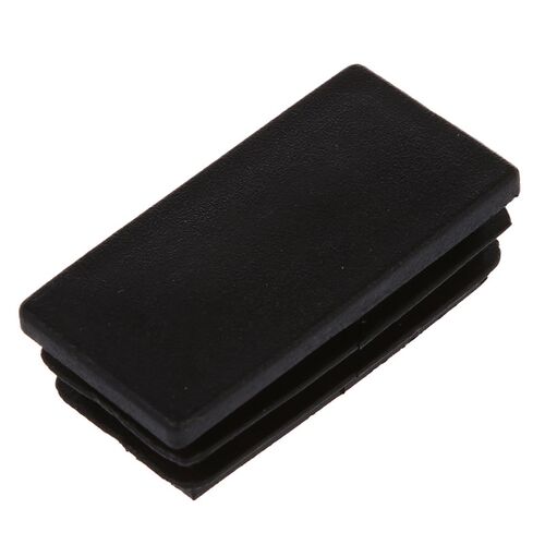 Plastic Rectangle Tube Inserts End Blanking Cap 25x50mm 10 P