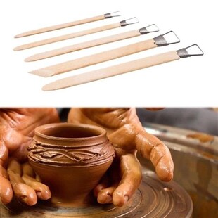 Clay Modelling Shaping 5Pcs Kit Tools Knives for Carving