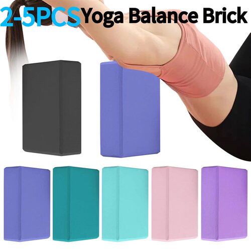 2-5PCS EVA Yoga Block Gym Training Blocks Moisture-Proof Hig