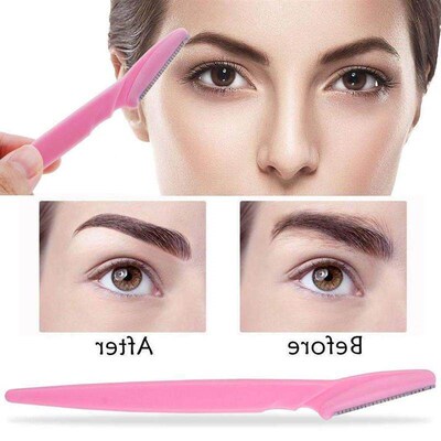 3/4/10Pcs Eyebrow Trimmer Face Blade Shaver Portable Eye Bro