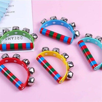 1PC Childrens Intellectual Props Handbell Hand Bells With