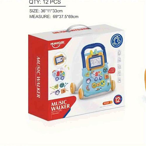 Baby Walker Trolley with Activity Toys and Musical Sounds, E