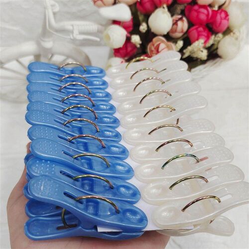 Solid Color Plastic Clothespins, Multi-functional Clips for