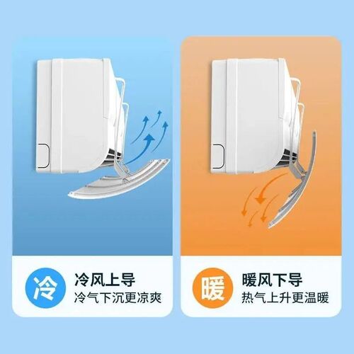 Cartoon Air Conditioner Wind Deflector Adjustable Air Windsh