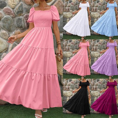 Female Dresses Outfits WomenS 2024 Floral Boho Dress Wrap