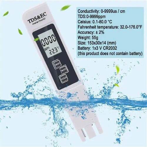 TDS Meter Digital Water Quality Tester Meter Tester