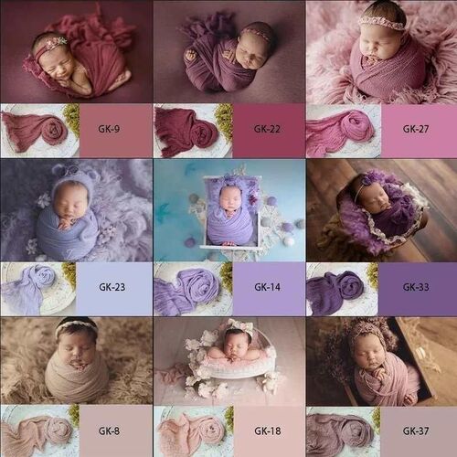 Newborn Photography Props Soft High Stretchable Cotton Seers