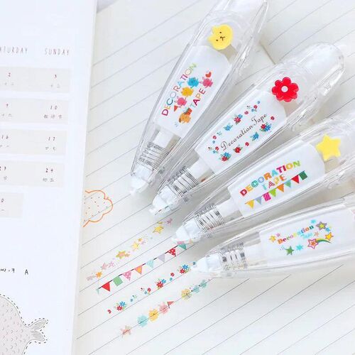 Kawaii Animals cat dog Owl Crocodile Flower Press Type Decor