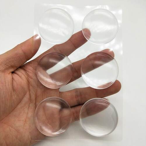 6pcs Transparent Soft Silicone Wall Protector Self-adhesive
