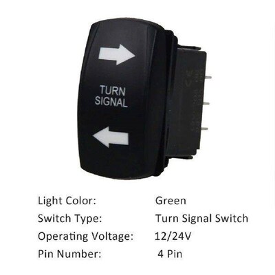 Turn Signal Rocker Switch 12V Controller Blinker Fixing