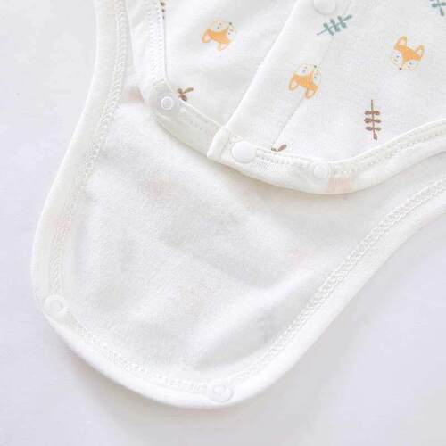 Baby jumpsuit spring troangle long sleeve cotton newborn clo