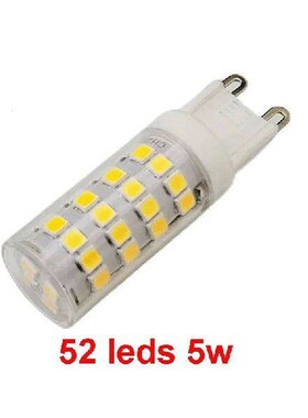 5pcs AC110v 220v G9 LED Bulb 5w 7w 8w Corn Bulb CCT Double