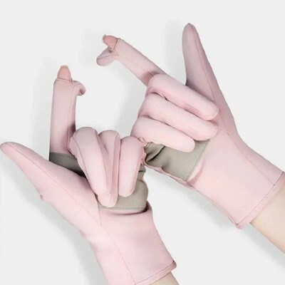 Winter Womens Thermal Gloves Touchscreen Compatible Fleece