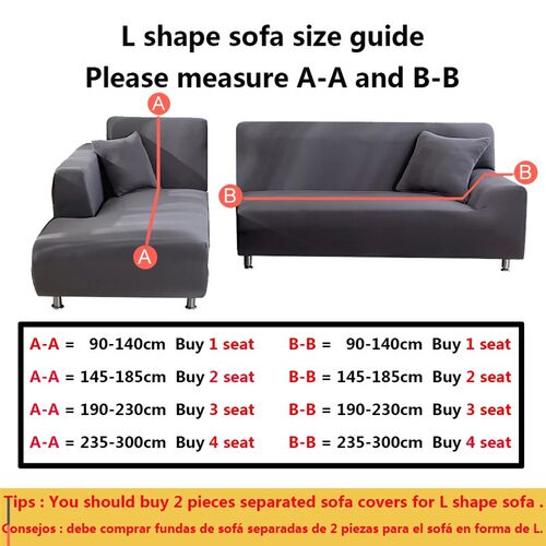 Velvet Plush Sofa Cover for Living Room Sectional Couch Cove