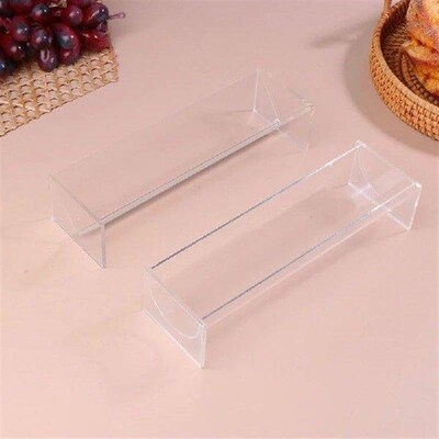 Clear Acrylic Cracker Tray Rectangular Cracker Dish Holder