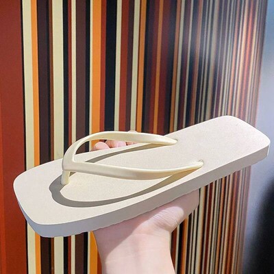 Men Flat Slippers Flip Flops Thick Sole Comfortable Outdoor