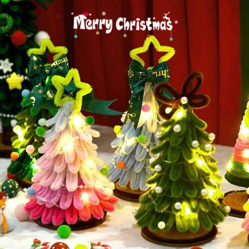 New Twisted RodDIY Christmas Tree Handmade Ornament圣诞装饰