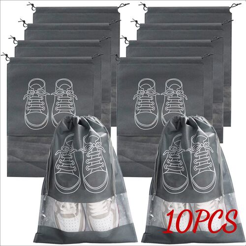 10/5pcs Shoes Storage Organizer Bags Non-woven Travel Portab