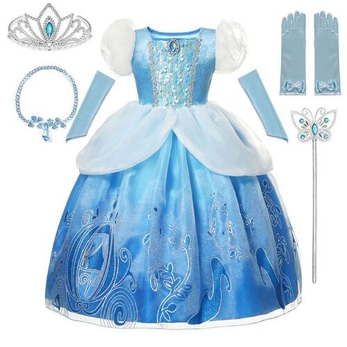 Princess Dress Children Birthday Carnival Christmas Party