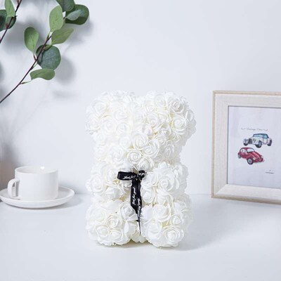 Rose Bear NEW Valentines Day Gifts 25cm Flower Bears