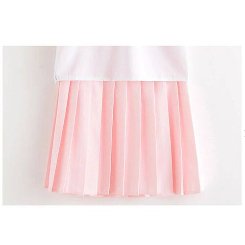 Light Pink Japanese School Uniform Skirt JK Uniform Class