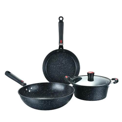 non stick frying pan flat bottomed soup pot cooker utensils