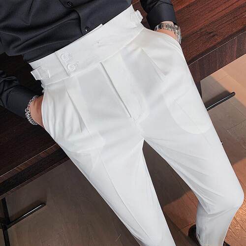 suit Clothes pants for men Trousers dress Formal Mens Summer
