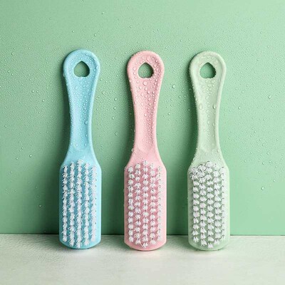 Nordic Soft Wool Small Shoe Brush Plastic Brush Multifunctio