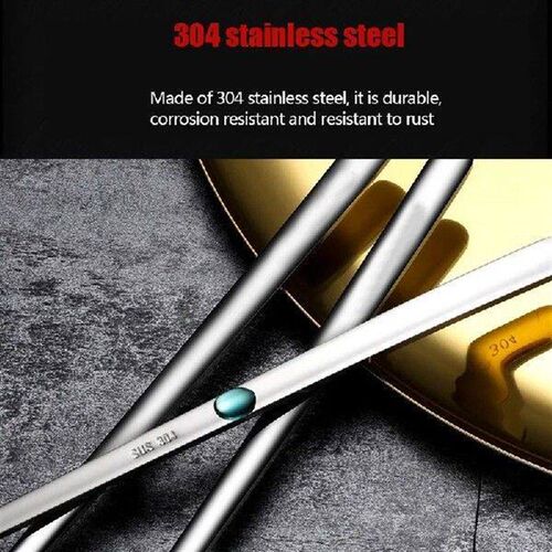 Long Handled 304 Stainless Steel Coffee Spoon Ice Cream