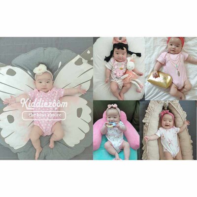 2022 Baby Girls bodysuits short Sleeve cotton Bunny overalls