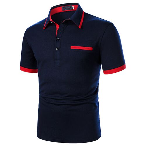 Men  Men Shirt Short Sleeve  Shirt Contrast Color  New Cloth