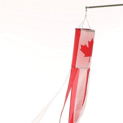 Canadian Flag Wind Socks Set 2pcs - Outdoor Weatherproof
