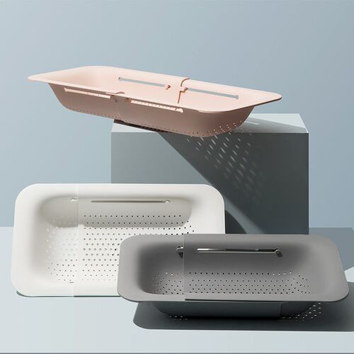 Sink Drain Hanger Drain Basket Retracle Plastic Wash Basin D