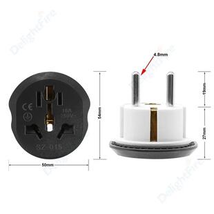 EU Plug Adapter UK US To EU Euro Plug Adapter Converter Euro