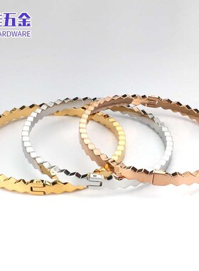 Simple Honeycomb Geometric All-match Personalized Womens Br