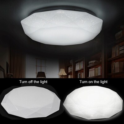 LED Ceiling Lamp Fixture Diamond Shaped Light for Hallway Li