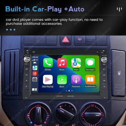 MEKEDE 7 2Din  Wireless Carplay Car Radio Stereo For VW Pa
