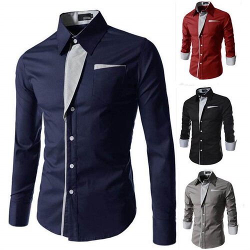 Mens shirt, mens long sleeved shirt
