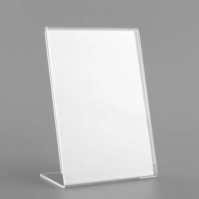 Acrylic Mini Photo Frame Holder Standing Rack Clear Photos F