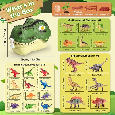 Dinosaur Toys for Kids,46PCS Dinosaurs Figures,birthday gift