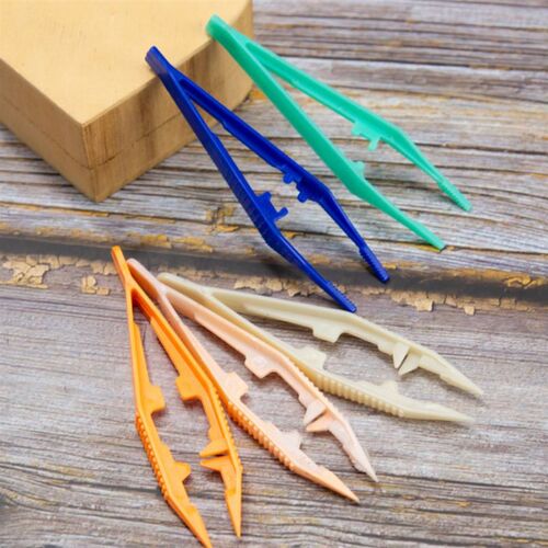 5pcs/set Kids Safety Plastic Beads Tweezer for Puzzle Bead M