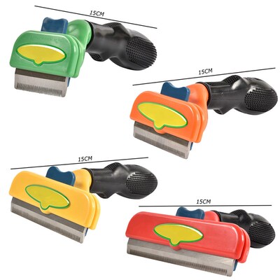 Pet Dog Cat Hair Removal Brush Trimmer Comb Shedding Rake