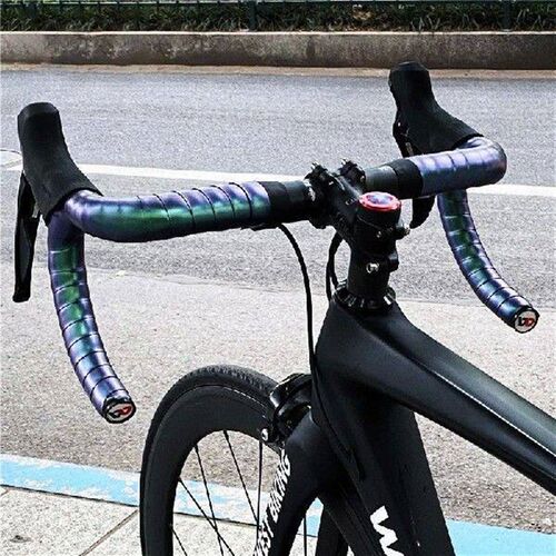 1 Pair 2.1MPurple Green Road Bike Handlebar Tape New