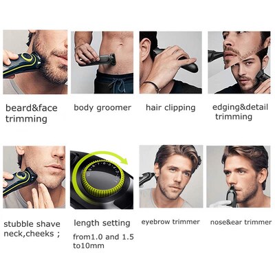 all in one hair trimmer for men grooming for face body adjus