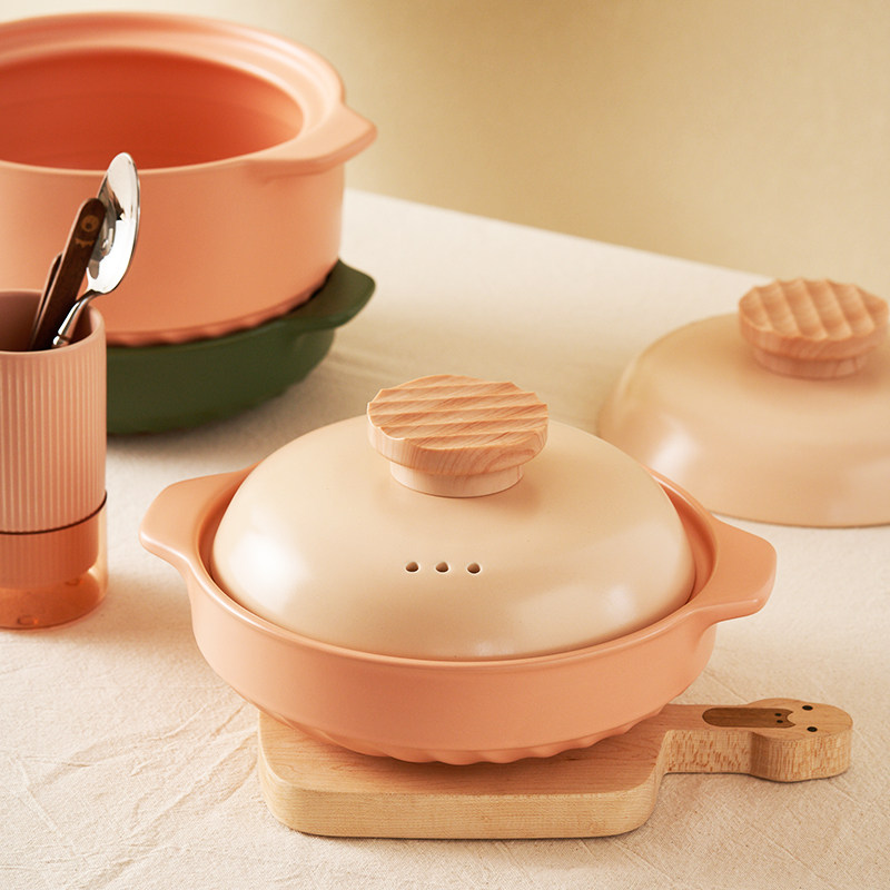 肆月暖意 砂锅炖锅家用燃气 煲汤炖汤煮汤熬汤广东小型可爱炒菜