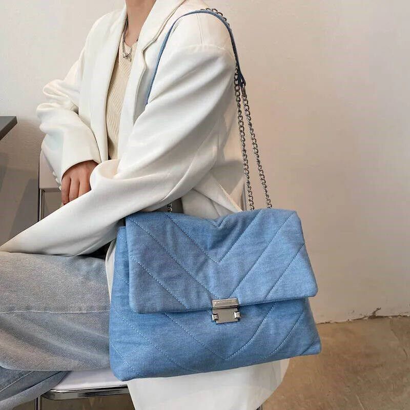 Hoge Capaciteit  Leer Vrouwen Schouder Crossbody Tassen  Nie - 实物图